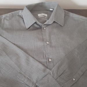 Calvin Klein Dress Shirt like new Gray